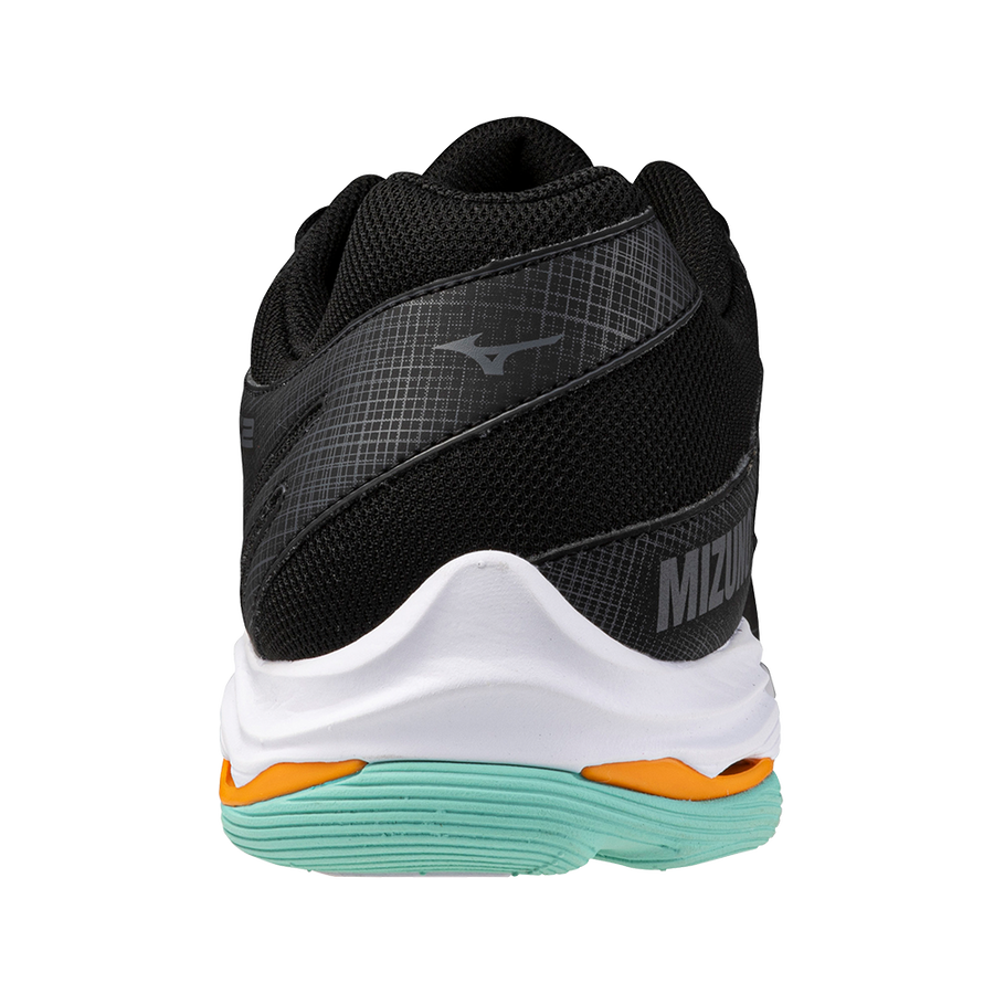 Mizuno WAVE VOLTAGE 2 Black/Tangelo/Ice Green